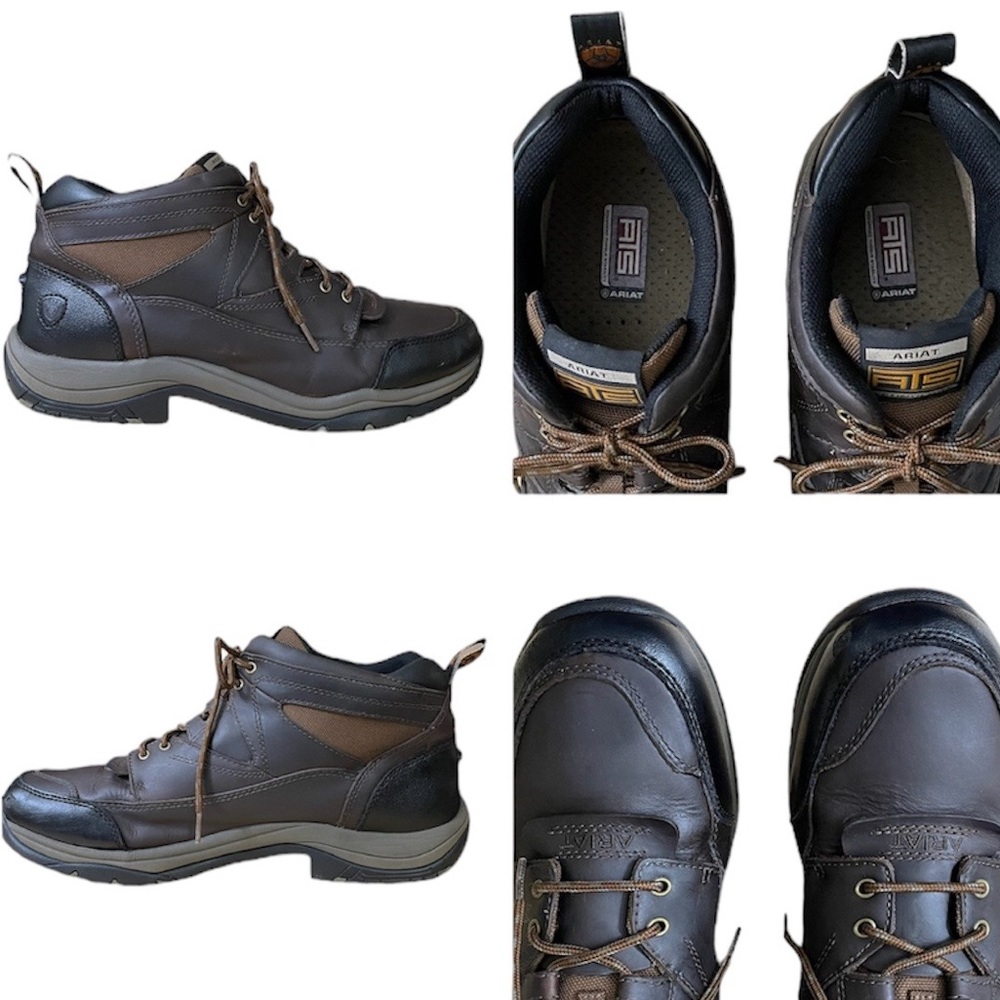 Men’s Ariat Terrain Waterproof Hiking Boot w/Box & Tags + Saddle Soap/Sponge - Picture 11 of 16